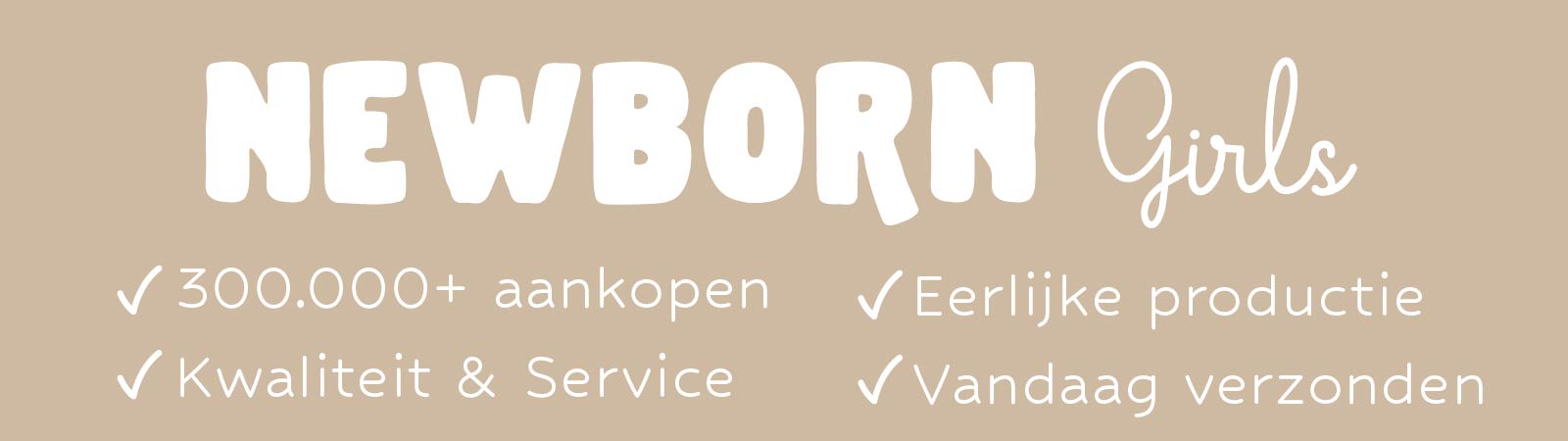 Newborn meisjes Newborn meisjes