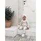Boucle knitted pants sand