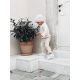 Boucle knitted pants sand