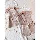 Linnen dress almond