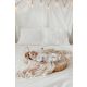 Ruffle legging rose frieda off-white