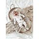 Ruffle legging rose frieda off-white