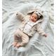 Legging rib donker beige
