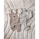 Rib jersey t-shirt vintage jungle