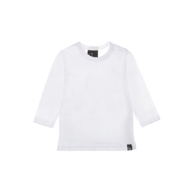 Basic witte longsleeve
