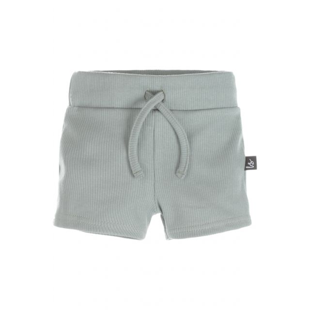 Rib jersey short green