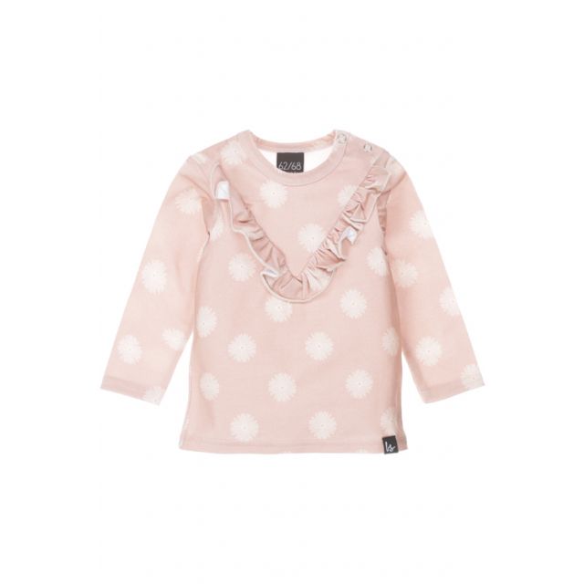 V-shape longsleeve magnolia (rose)