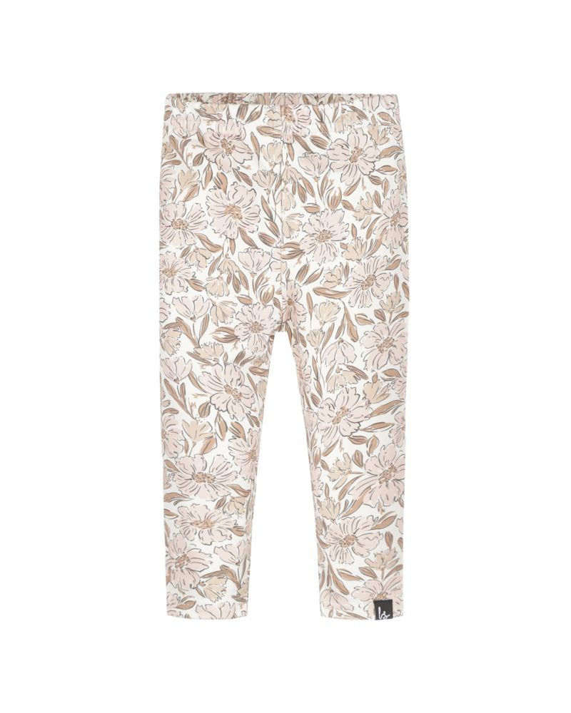 Legging blooms peach pink