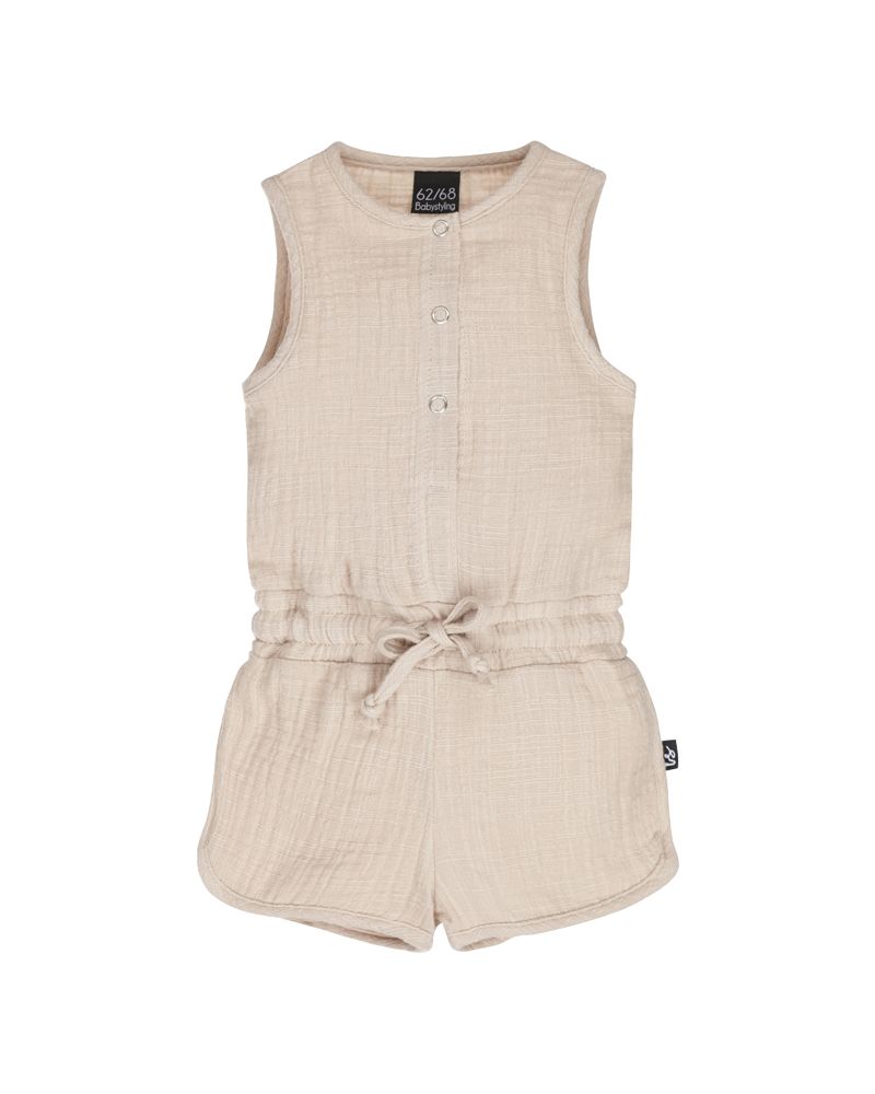 PRE-ORDER Muslin jumpsuit sand