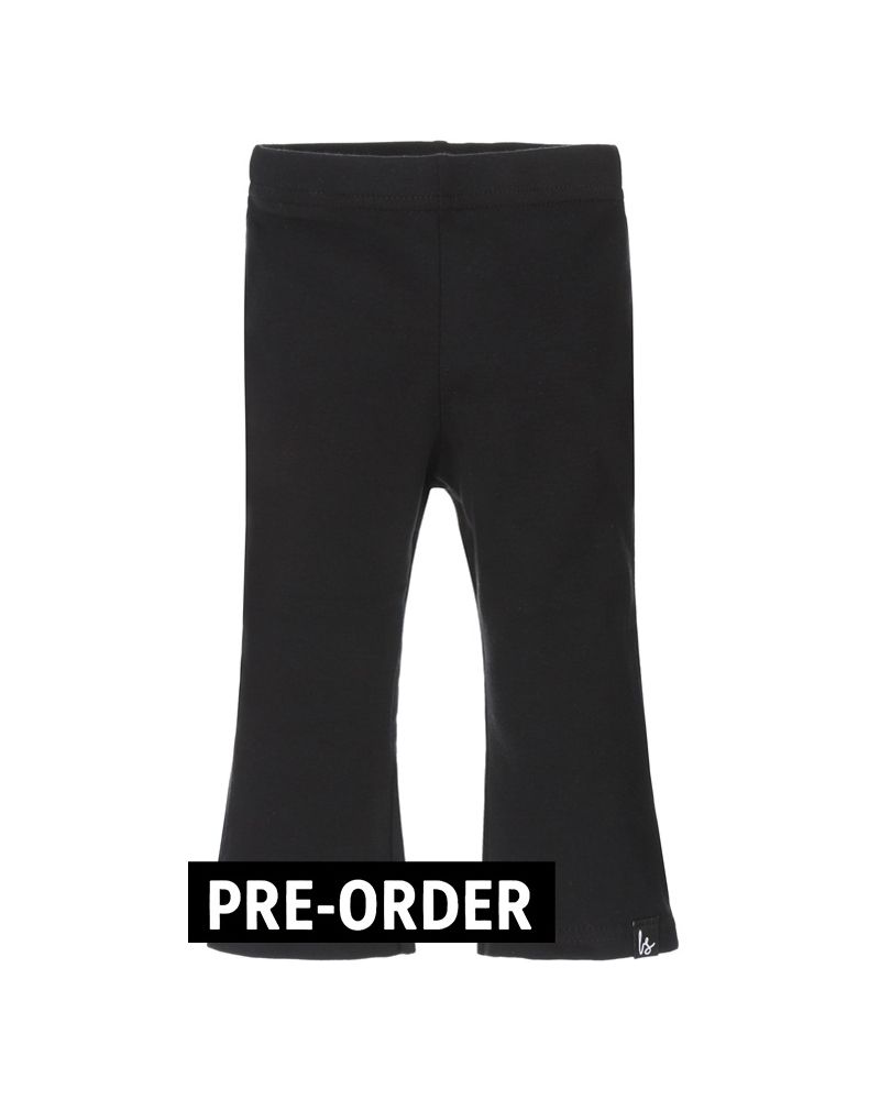 Flared pants zwart