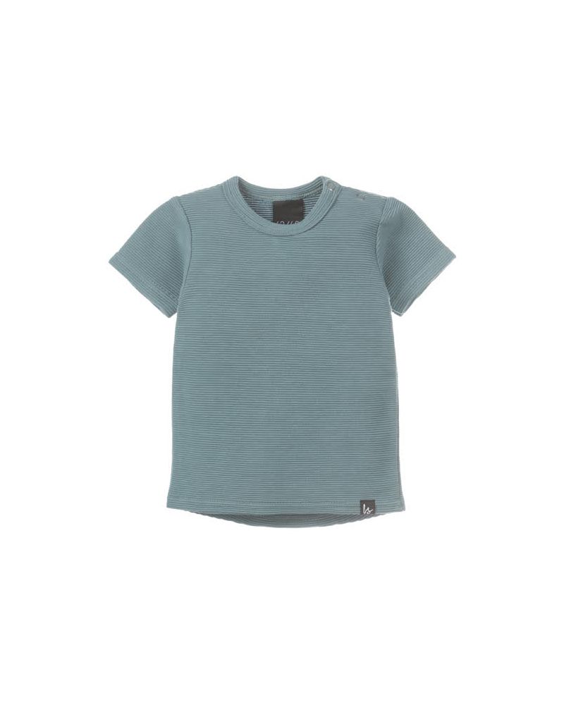 Rib t-shirt (blauw)